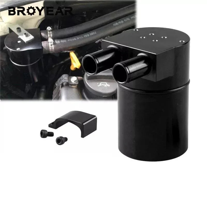 Aluminum Universal Oil Catch Can Tank for BMW 335i N54 by InterCyprus Trading Ltd