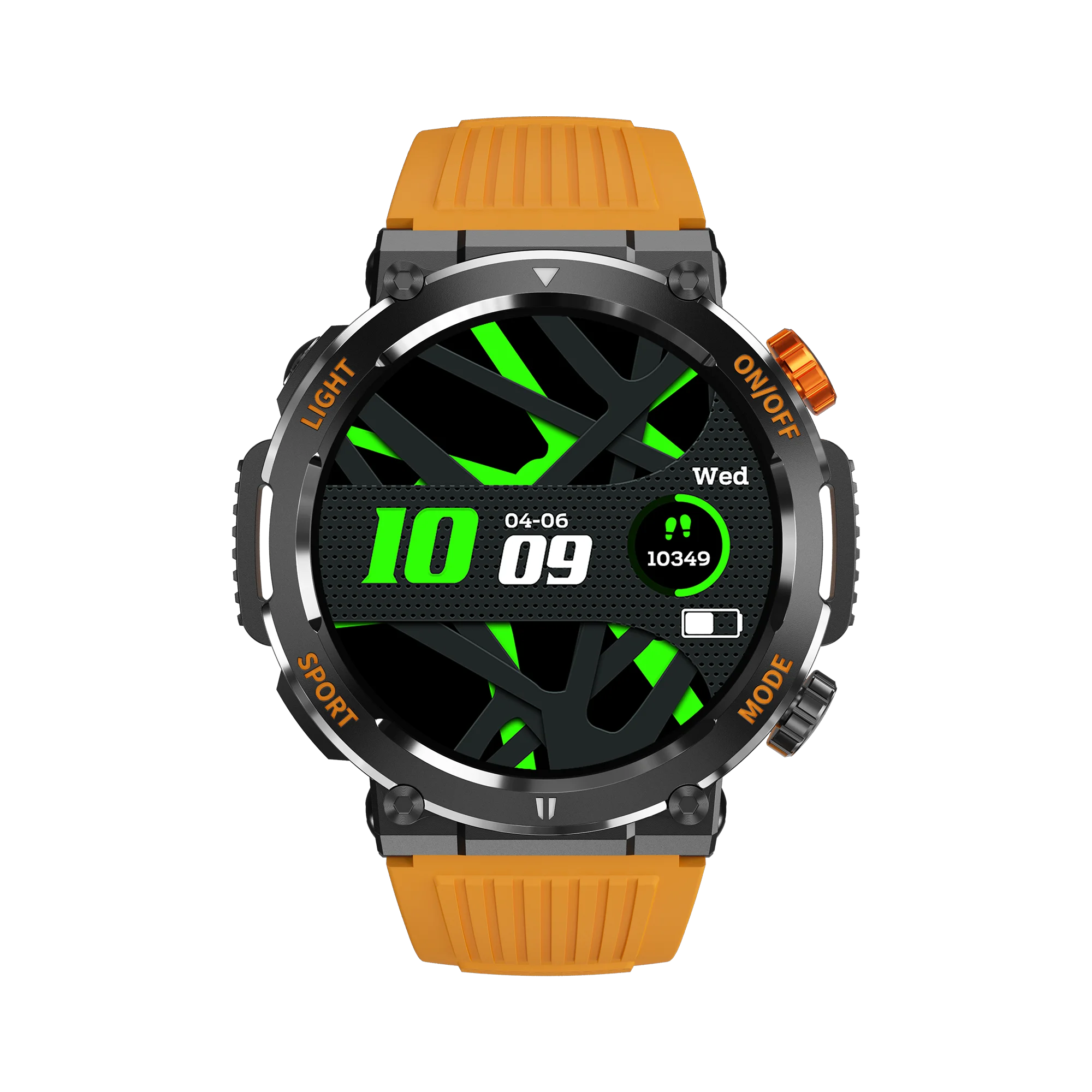 Wonlex DW17 Man Sport Fitness Smart Watch &ndash; IP67 Waterproof Orange / CHINA