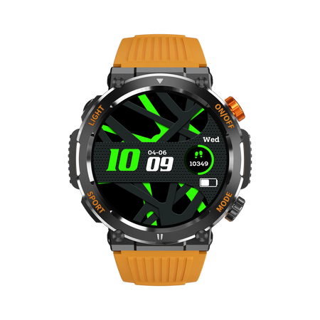Wonlex DW17 Man Sport Fitness Smart Watch &ndash; IP67 Waterproof Orange / CHINA
