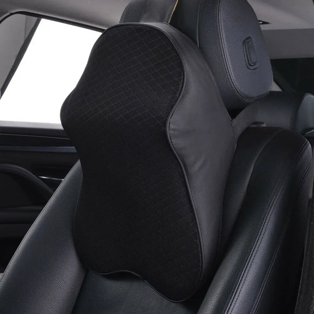 Car Headrest Cushion 3D Memory Foam Pillow - Neck Relief
