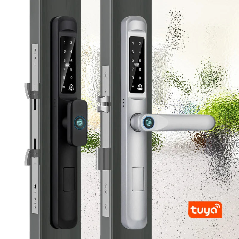 Tuya WiFi Waterproof Biometric Smart Door Lock with Fingerprint and App Control
