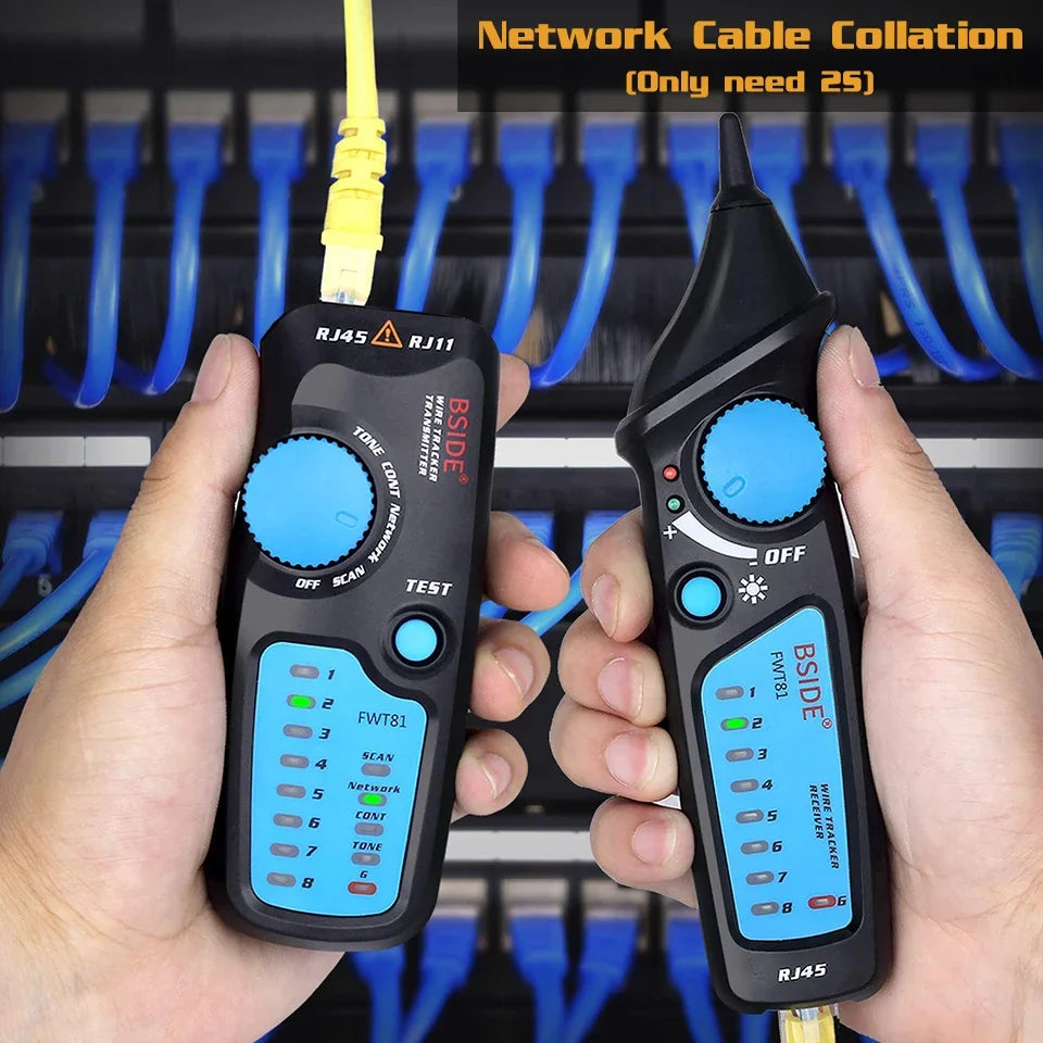 Telecom Project Tracker BSIDE Network Cable Tracker Detecteur FWT81 RJ11/45 Lan Ethernet Phone ...