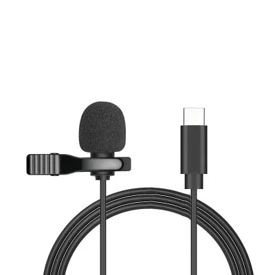 Opansten Clip-On Lavalier USB-C Microphone &ndash; Condenser Type-C