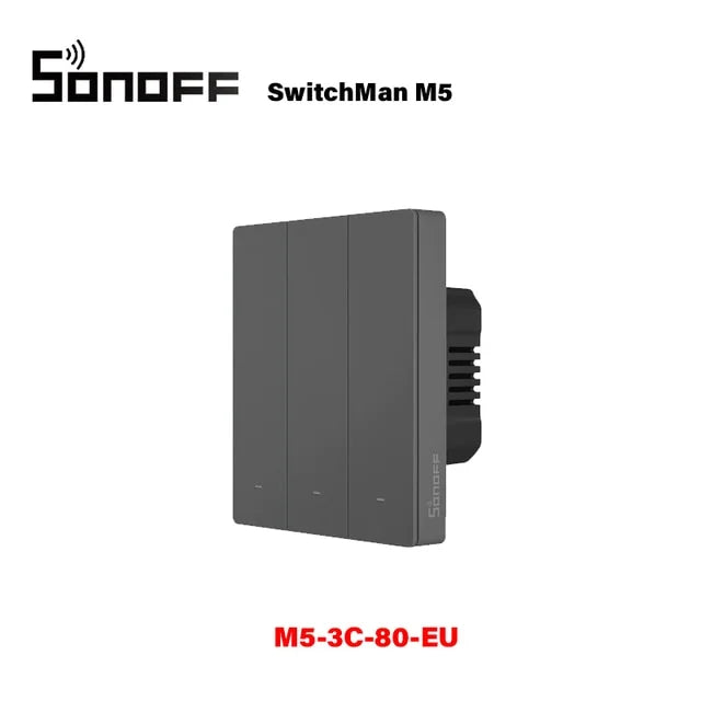 SONOFF M5 WiFi Smart Switch for Smart Homes, 1/2/3 Gang Control M5-3C-80 Type / Russian Federation / SONOFF M5
