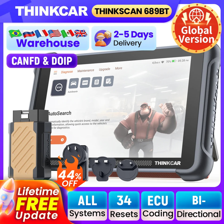 Thinkcar Thinkscan 689BT &ndash; Bidirectional ECU Coding