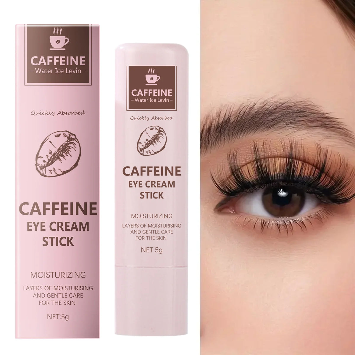 Water Ice Levin Caffeine Eye Cream Stick &ndash; Nourishes Skin and Brightens Eyes
