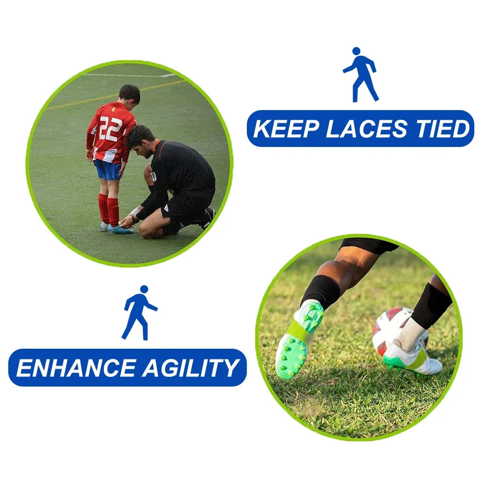 Silicone Soccer Lace Covers - Non-Slip Soccer Shoelace Protectors