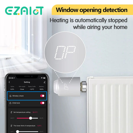 Tuya ZigBee Thermostat Radiator Actuator &ndash; Smart Home Ready