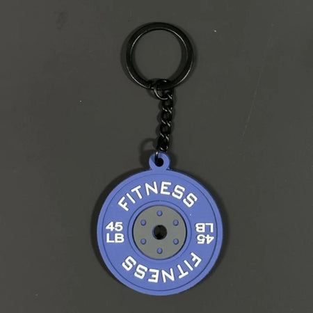 2025 Barbell Keychain - Silicone Dumbbell Gifts for Gym Lovers Weight piece-A