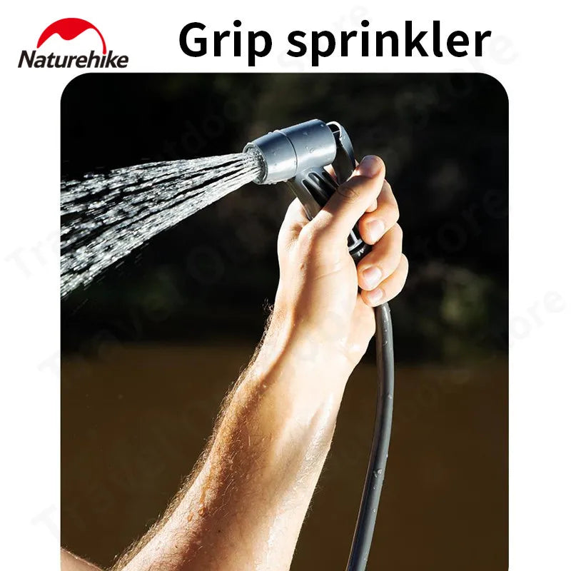 Naturehike Outdoor Shower Bag - Ultralight 11L PVC Water Storage with Foot Pump