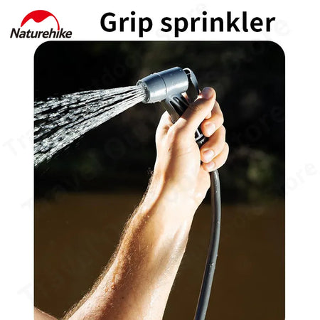 Naturehike Outdoor Shower Bag - Ultralight 11L PVC Water Storage with Foot Pump