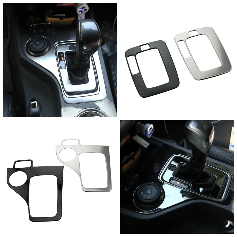 Adesivo per pannello cambio per Ford Everest Endeavour Raider 2015-2021, acciaio inox, AT, guida a sinistra