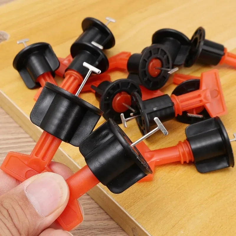 46Pcs Ceramic Floor Tile Leveling Kit &ndash; Easy Leveling