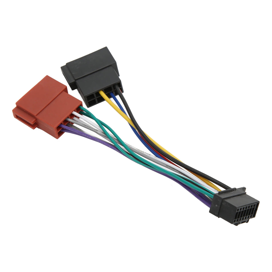 Car Radio Harness Adapter for Sony JVC, ISO Wiring Connector Replacement