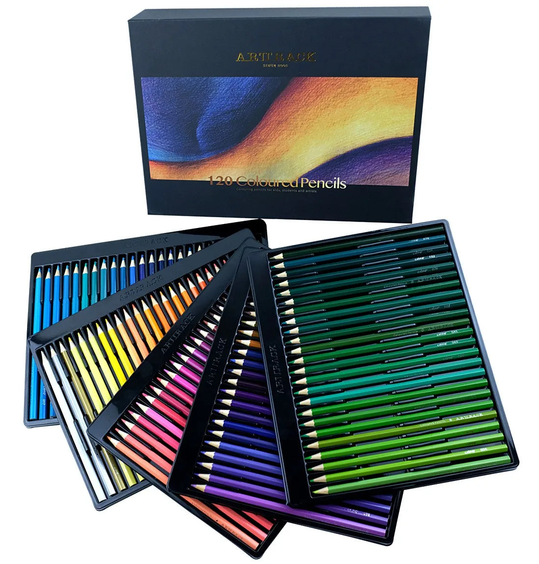 ARJTRACK Professional Oil Wood Soft Watercolor Pencils 120 colors