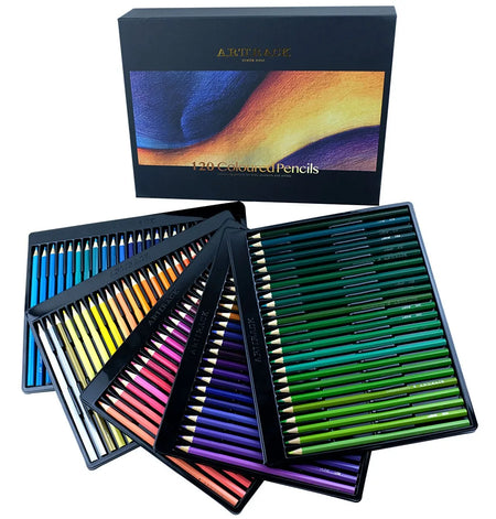 ARJTRACK Professional Oil Wood Soft Watercolor Pencils 120 colors