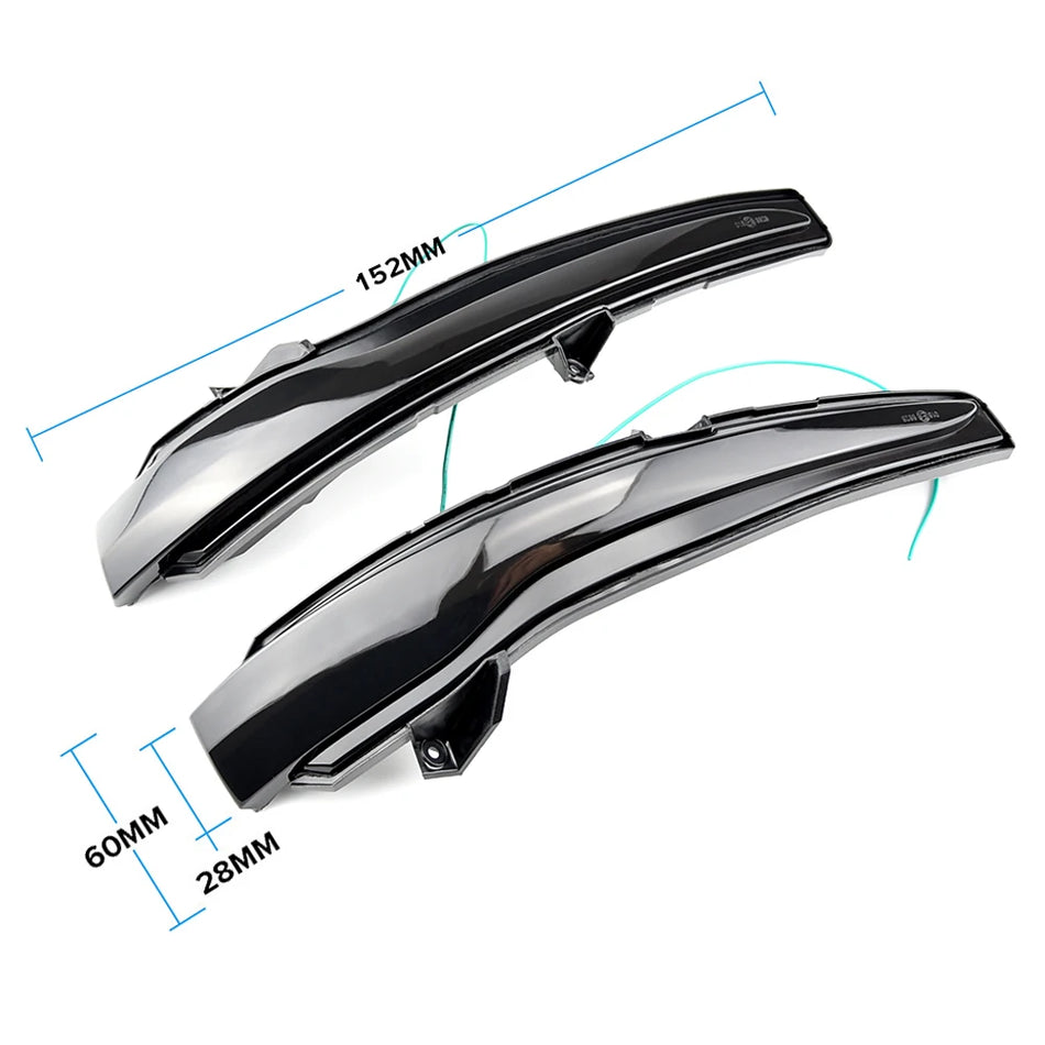 Luces de señal de giro secuenciales para Mercedes-Benz W205 W213 W222 X253