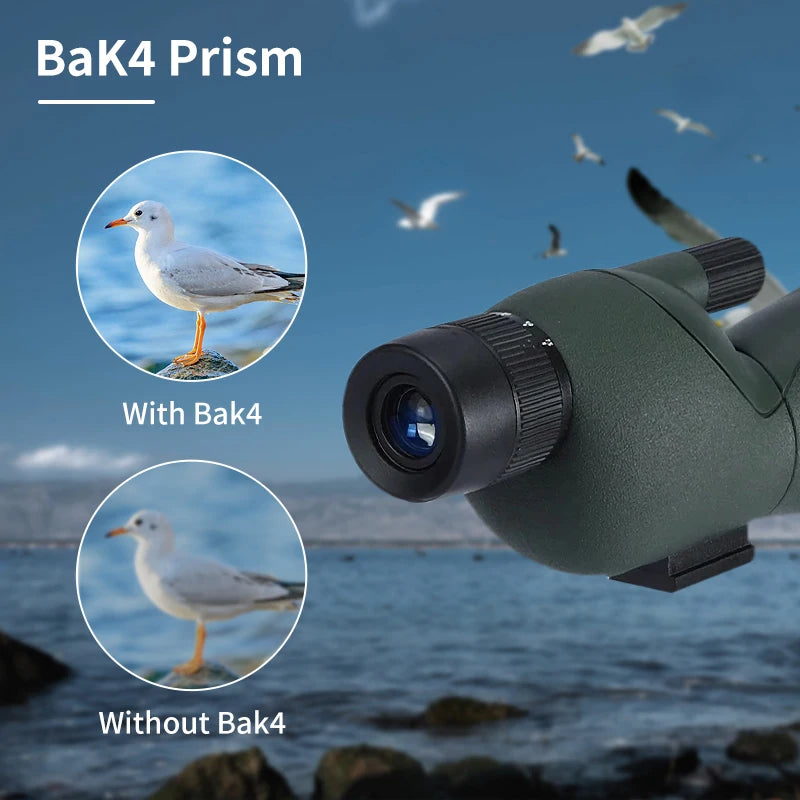 25-75x60 Zoom Monocular Spotting Scope &ndash; Bak4 Prism