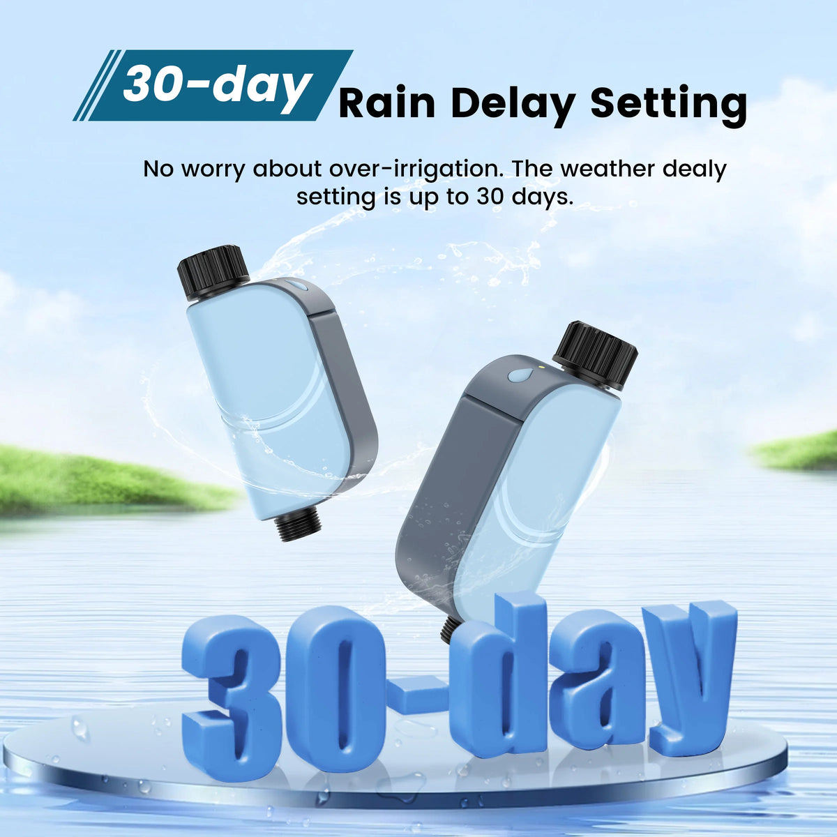 GIRIER WiFi Smart Water Timer - Programmable Sprinkler Controller for Efficient Garden Irrigation