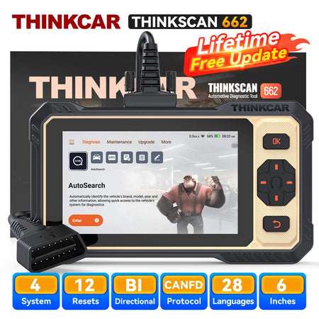 Thinkcar Thinkscan 662 - Bi-Directional CANFD OBD2 Scanner THINKSCAN 662 / CHINA
