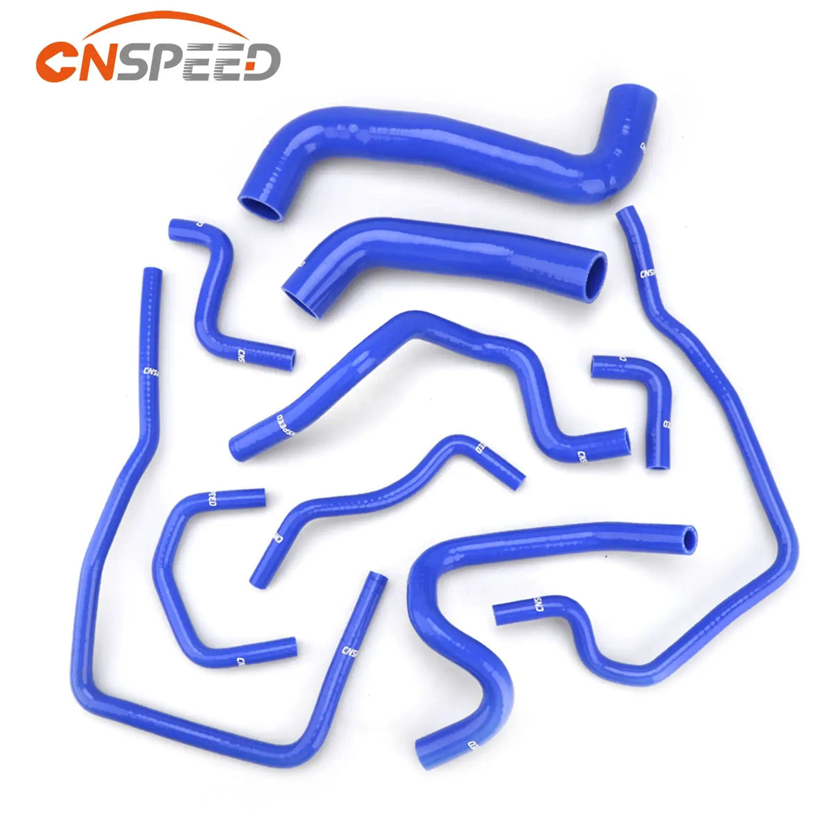 CNSPEED Blue 10 Pcs Silicone Radiator Coolant Hose Silicone Hose Kit For Subaru Impreza WRX/STi GDB EJ20 by InterCyprus Trading Ltd