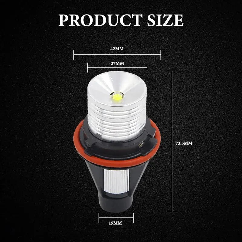 LED Angel Eyes Marker Lights &ndash; Canbus Error Free for BMW E39 E60 M5