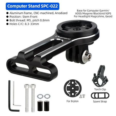 DEEMOUNT Extra Thick Aluminum Stand &ndash; Firm Install No Tilting Design For GM-Bryton B01B / CHINA