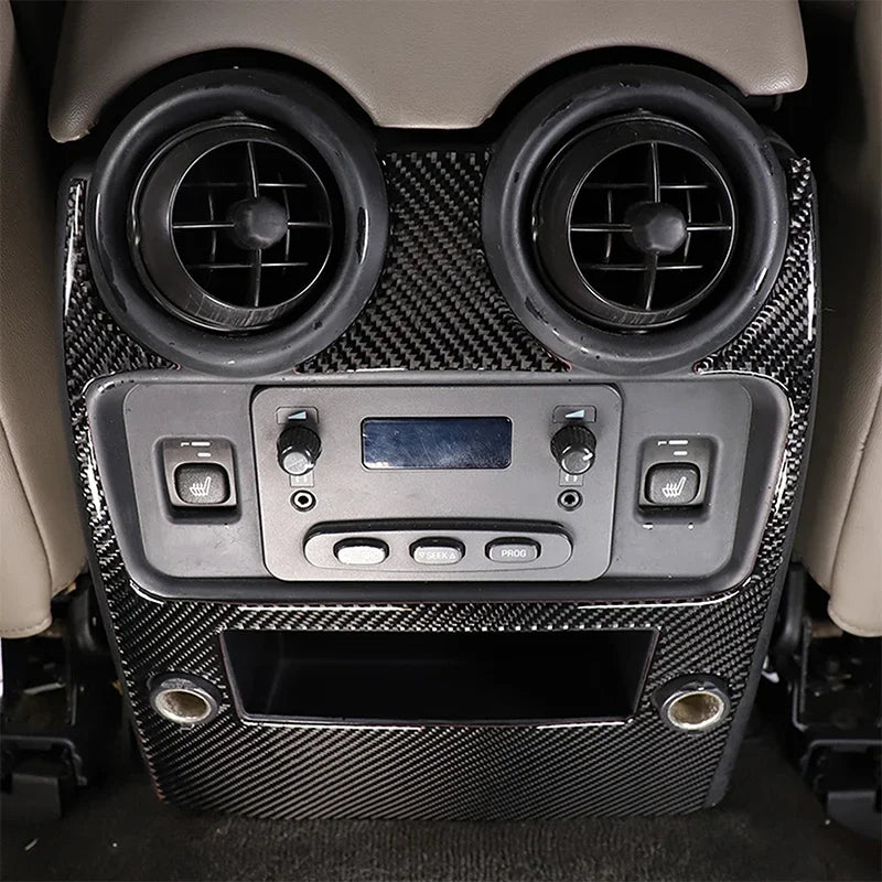 Panel de ventilación de escape de fibra de carbono para Hummer H2 2003 2007