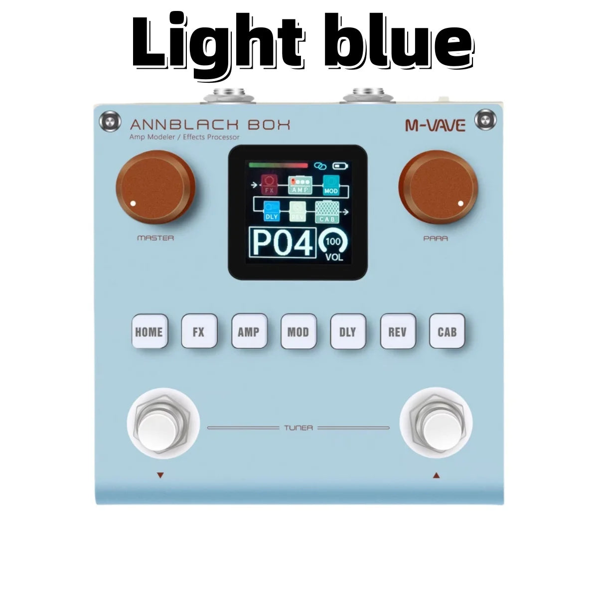 M-VAVE Blackbox &ndash; Rechargeable Guitar and Bass Amp Modeler Annbalckbox 1