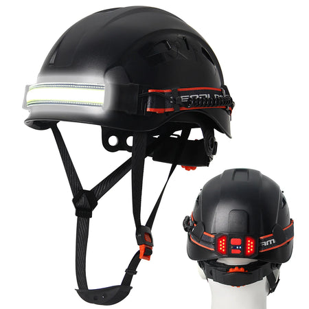Aolamegs SF06 CR08 Safety Helmet &ndash; Lightweight ABS LED Black B
