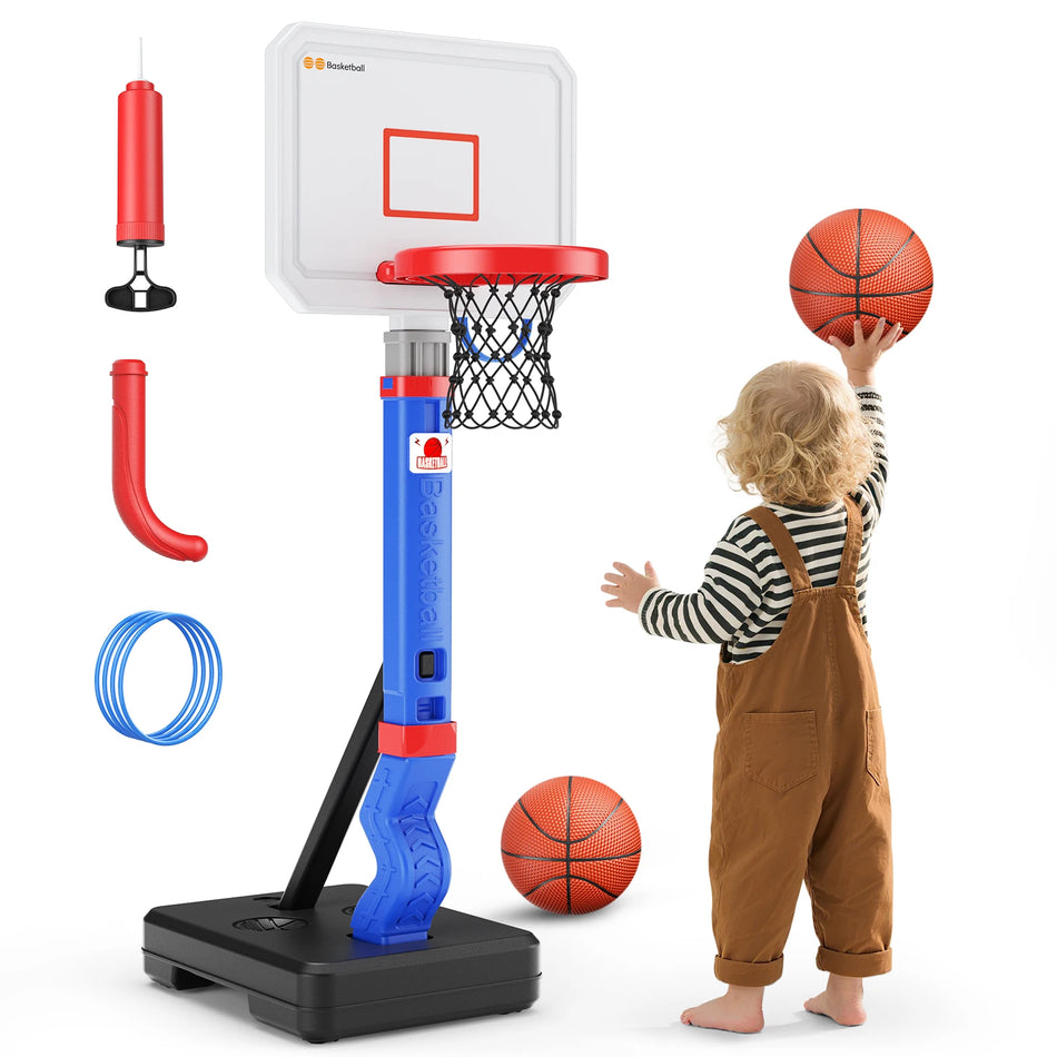 Säädettävä Lasten Koripallokori Jalustalla 70-138 Cm
