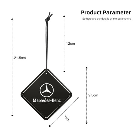 Mercedes Benz Car Perfume Pendant Air Freshener: Aromatherapy for A/B/C/E/S Class W206 W220 W205 W211 W212 W201 Interiors