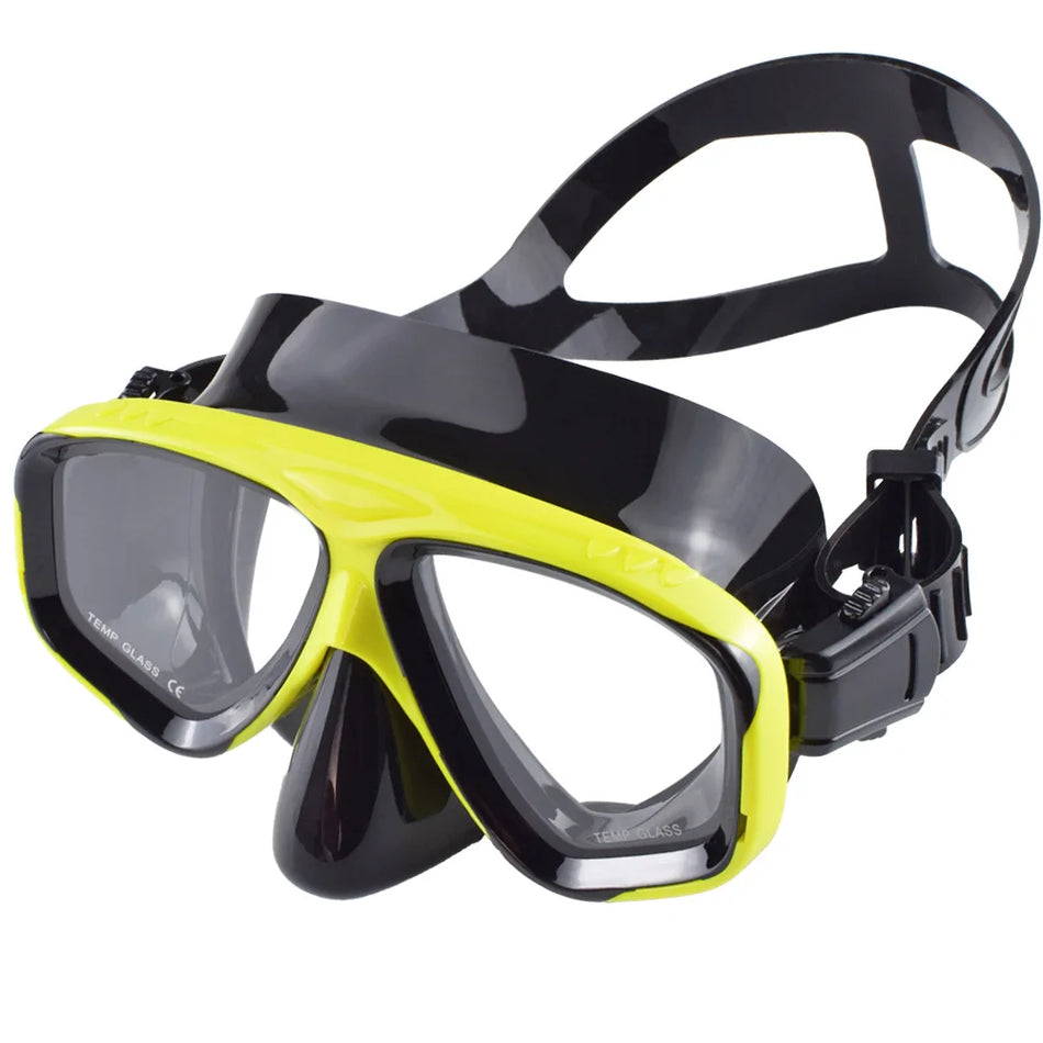 High-Definition Myopia Diving Mask with Tempered Glass