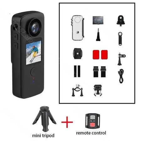 DIXSG 4K WiFi Action Camera &ndash; Dual Screen Waterproof Design 880Q / only camera