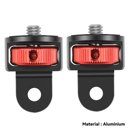 1/4 Inch Screw Tripod Adapter 360 Rotating Mount Holder for GoPro &amp; DJI Cameras 2 PCS Aluminium 1 / CHINA