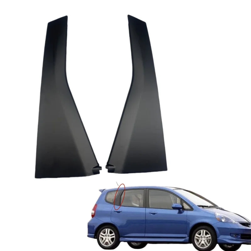 Honda Fit Jazz GD1 GD3 için Arka Kapı Dış Sütun Süsleme Paneli Dayanıklı ve Hava Koşullarına Dayanıklı