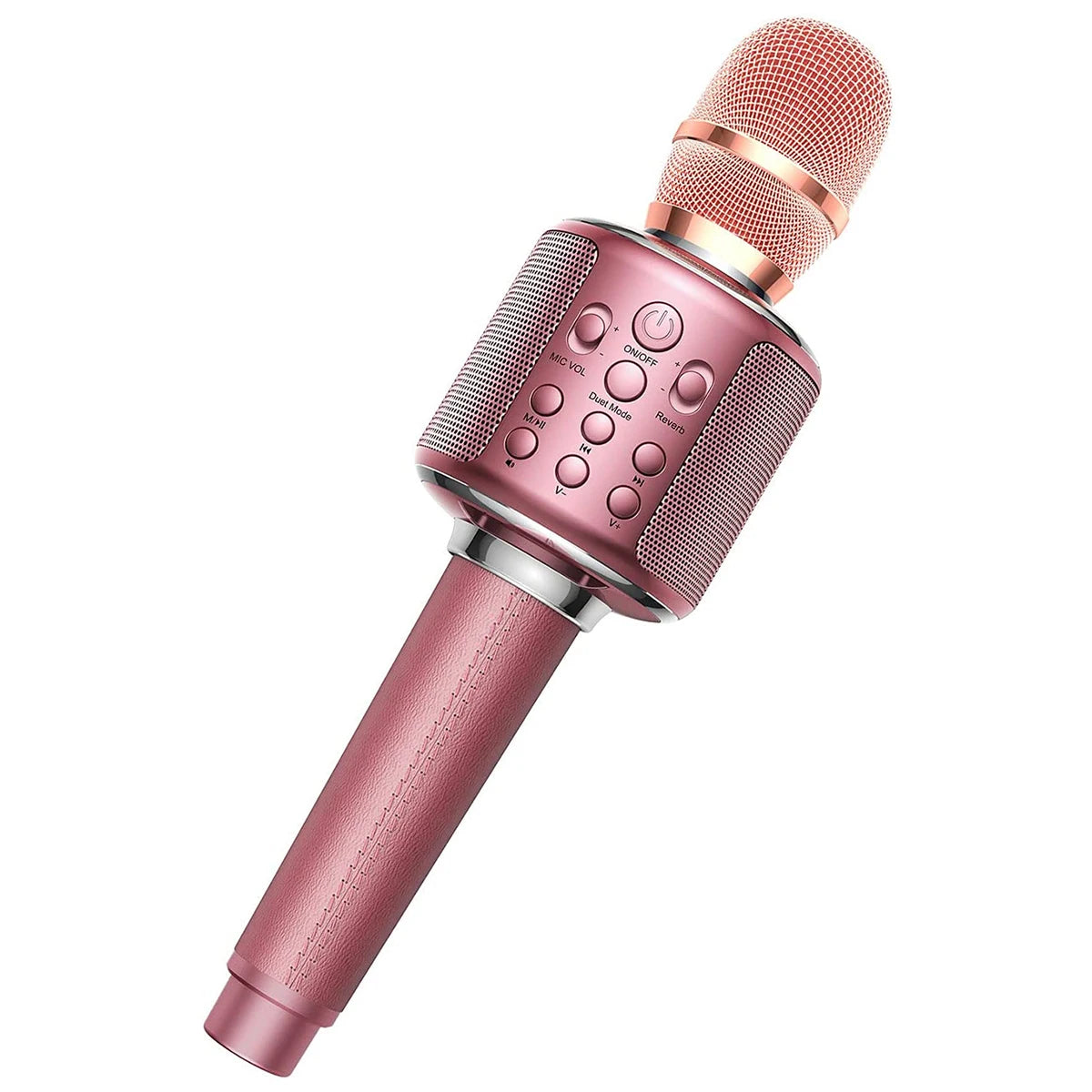 GOODaaa Karaoke Microphone &ndash; Bluetooth Duet Recording Rose Gold / CHINA