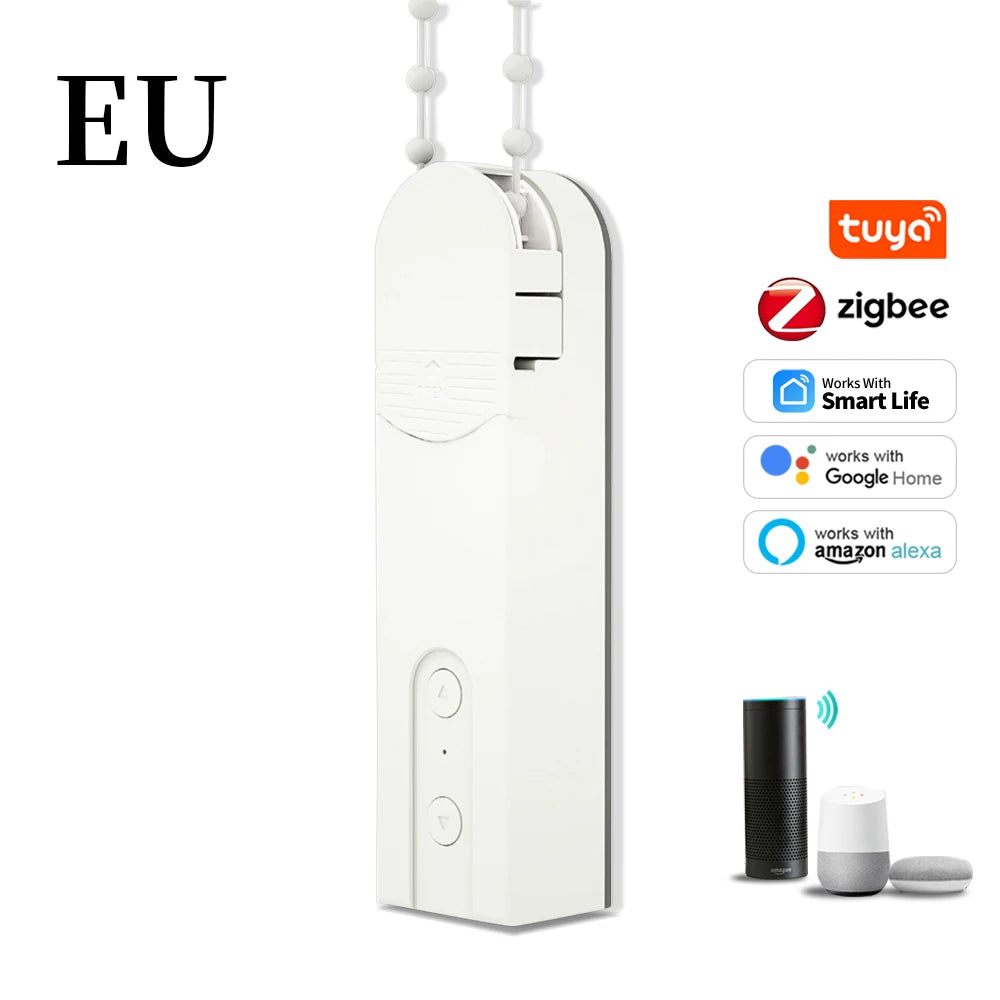 Smart Curtain Motors - Alexa/Google Compatible Motor with EU Plug