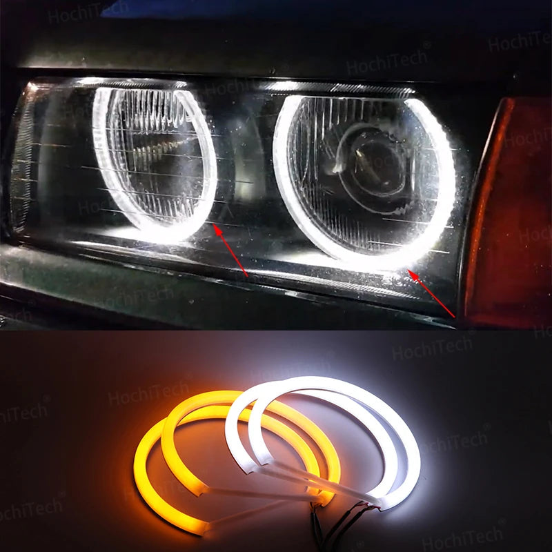 Anneaux Halo LED Angel Eye pour BMW Série 3 E30 E36 M3