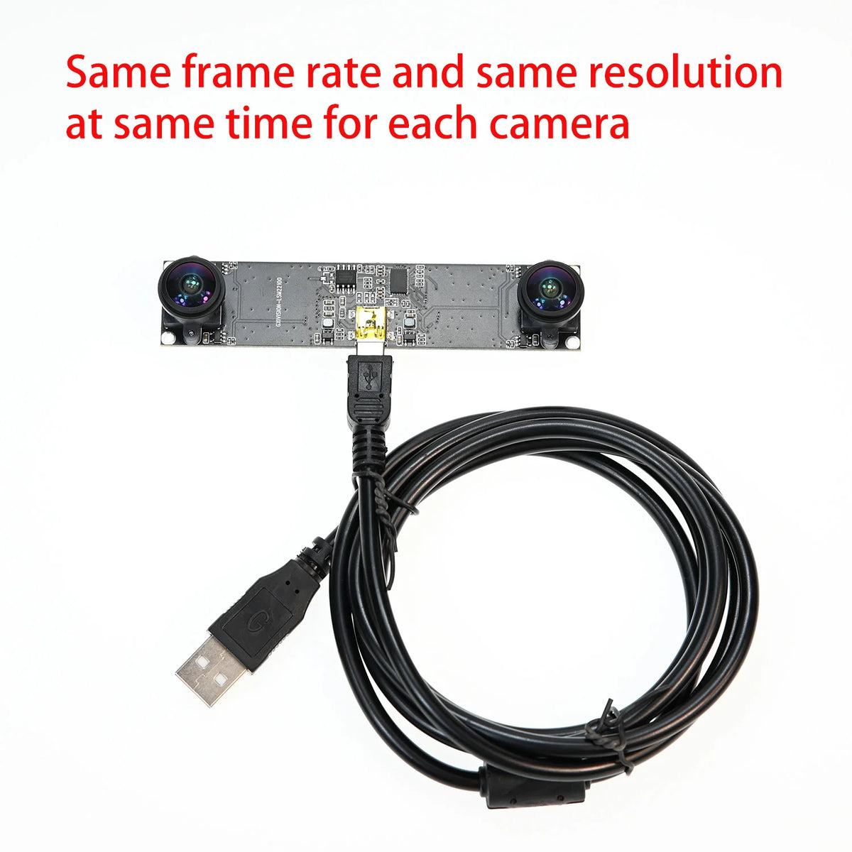 GXIVISION 720P Dual Lens USB Camera Module for 3D Depth and Face Recognition
