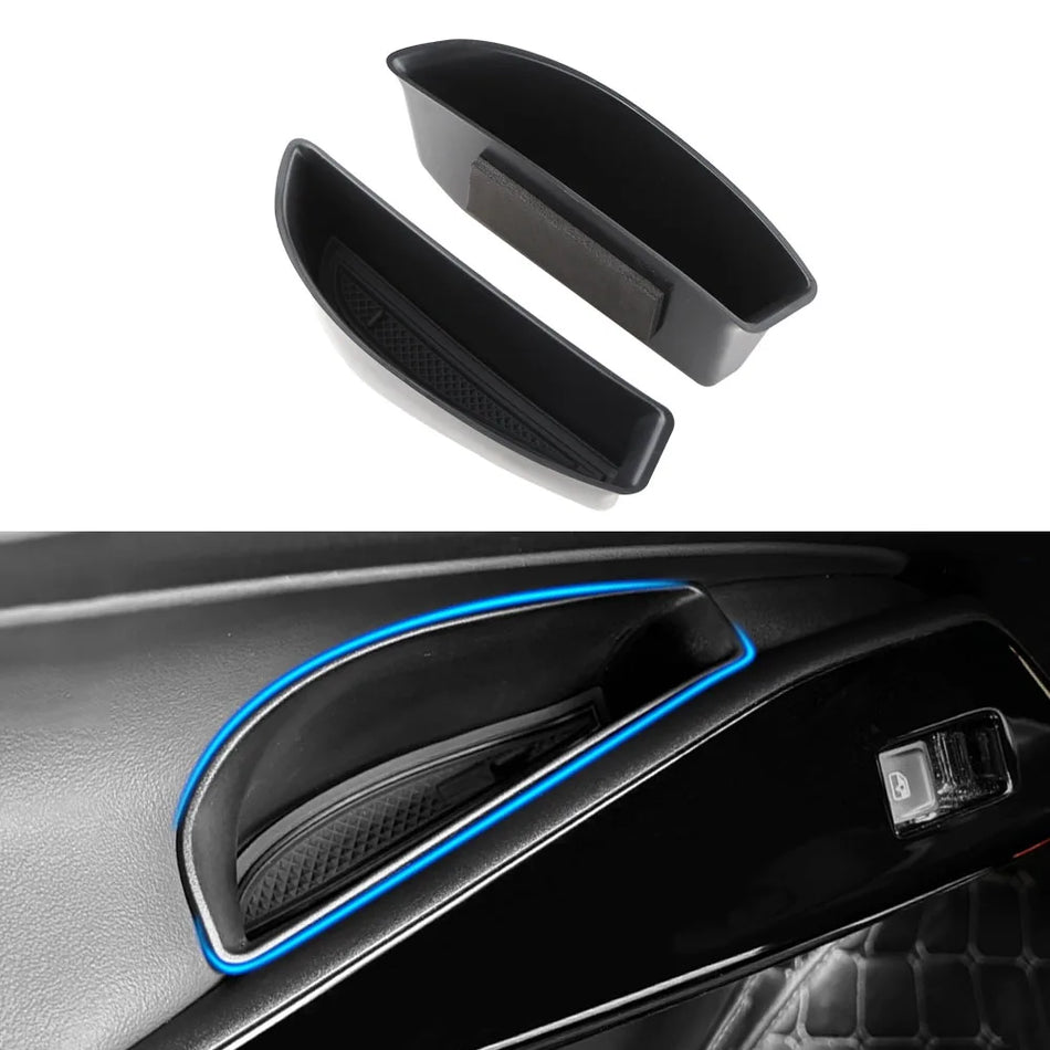 VW ID.4 Door Handle Storage Box with ABS Plastic Armrest Organizer Tray