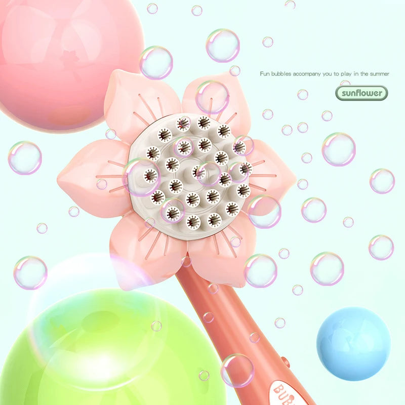 Sunflower Bubble Wand - 23 Hole Bubble Maker For Kids