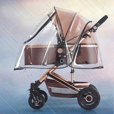 Universal Waterproof Pram Rain Cover for All-Season Protection