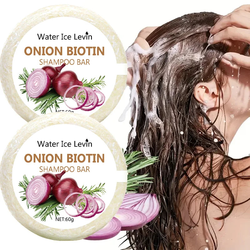 Onion and Biotin Shampoo Soap &ndash; Moisturizing and Smoothing Formula