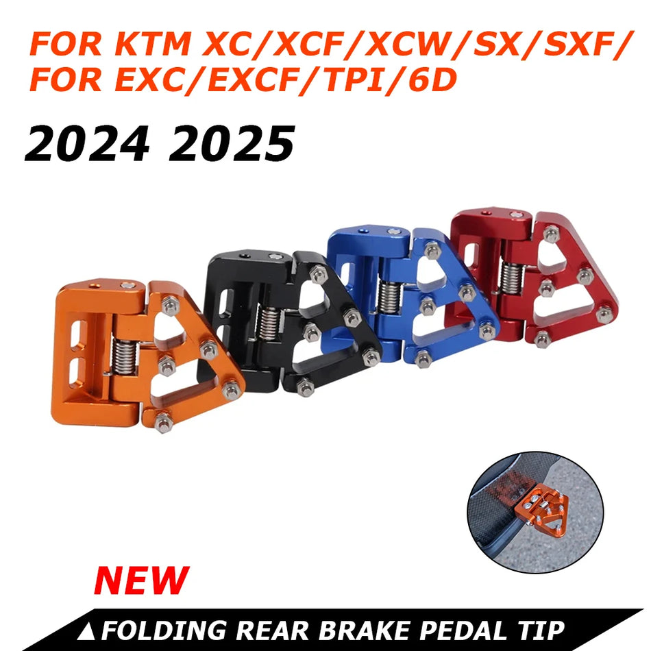 Складная задняя пластина наконечника педали тормоза KTM EXC 300 для моделей 2024 2025 годов, защита торможения