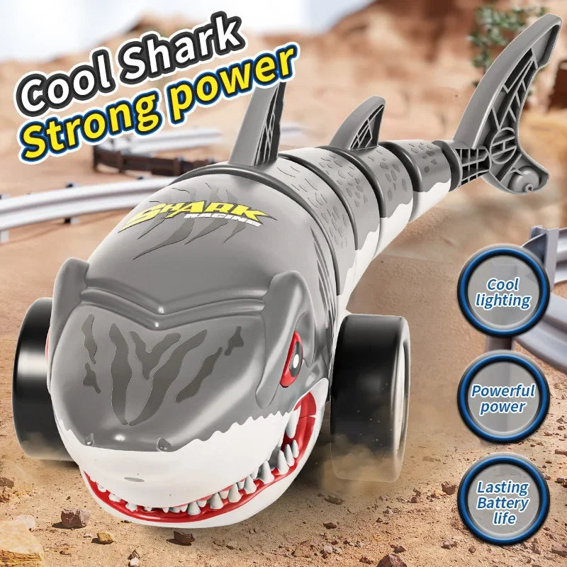 Bionic Shark RC Car &ndash; 360 Degree Rotating Remote Control