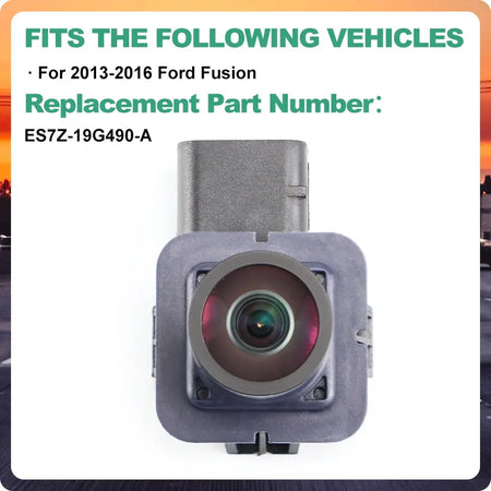 Rear View Backup Camera With Guiding Lines For Ford Fusion Mondeo MK5 by InterCyprus Trading Ltd