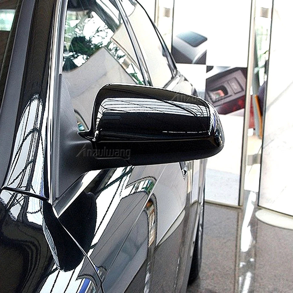 Cubiertas de Espejo Lateral Gloss Black para Audi A4 B6 B7 A6 C6