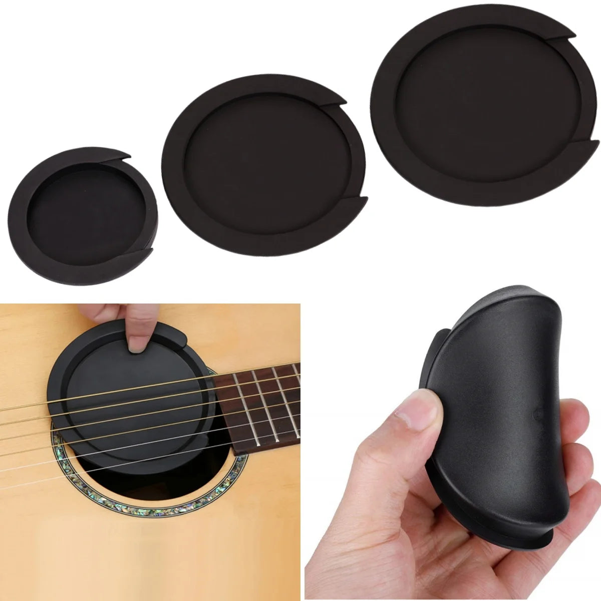 Acoustic Guitar Sound Hole Cover &ndash; Noise Reduction