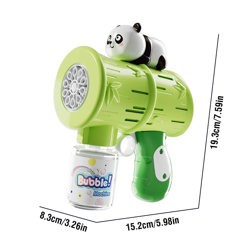Panda Electric Bubble Gun &ndash; Cute Cartoon Panda Bubble Maker